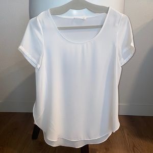 FREE•Lush High〰️Low Sheer Top